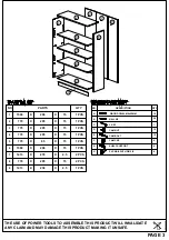 Предварительный просмотр 3 страницы TIMBER ART DESIGN TAD109.1 Assembly Instructions Manual