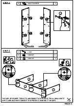 Предварительный просмотр 5 страницы TIMBER ART DESIGN TAD109.1 Assembly Instructions Manual