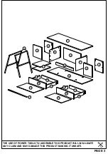 Предварительный просмотр 3 страницы TIMBER ART DESIGN TV 900022 Assembly Instructions Manual