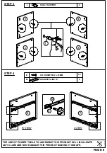 Предварительный просмотр 6 страницы TIMBER ART DESIGN TV 900022 Assembly Instructions Manual