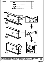 Предварительный просмотр 7 страницы TIMBER ART DESIGN TV 900022 Assembly Instructions Manual