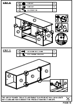 Предварительный просмотр 10 страницы TIMBER ART DESIGN TV 900022 Assembly Instructions Manual