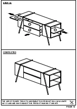 Предварительный просмотр 12 страницы TIMBER ART DESIGN TV 900022 Assembly Instructions Manual