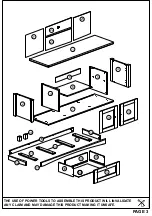 Preview for 3 page of TIMBER ART DESIGN TV 900045 Assembly Instructions Manual