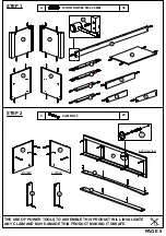 Preview for 5 page of TIMBER ART DESIGN TV 900045 Assembly Instructions Manual