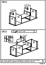 Preview for 12 page of TIMBER ART DESIGN TV 900045 Assembly Instructions Manual