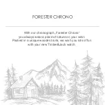 Preview for 2 page of Timber&Jack FORESTER CHRONO Manual