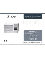 Timberk AC TIM 05 W1M Instruction Manual предпросмотр