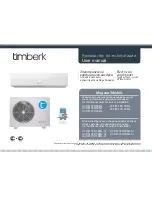 Timberk AC TIM 07H S8ML User Manual предпросмотр