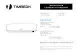 Предварительный просмотр 1 страницы Timberk AC TIM 09HDN S20-01 Instruction Manual