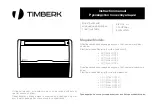 Timberk AC TIM 18LC CF5 Instruction Manual предпросмотр