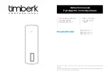 Timberk SWH RE7 225 V Instruction Manual preview