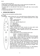 Предварительный просмотр 15 страницы Timberk T-SF1601RC Instruction Manual