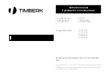 Timberk TCH A9 1000 Instruction Manual предпросмотр