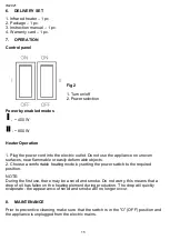 Предварительный просмотр 15 страницы Timberk TCH Q1 800 Instruction Manual