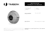 Timberk THU UL 30 E Instruction Manual preview