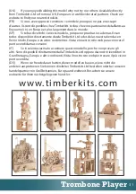 Preview for 31 page of Timberkits Trombone Player Manual