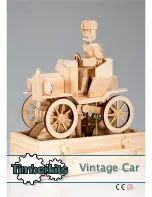 Timberkits Vintage Car Instructions Manual preview