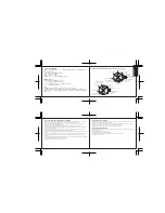 Предварительный просмотр 10 страницы Timberland VD35 Instruction Manual