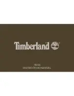 Preview for 1 page of Timberland VD55 Instruction Manual