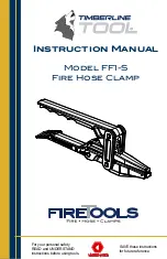 Timberline Tool FIRETOOLS FF1-S Instruction Manual предпросмотр