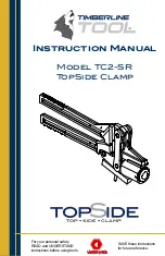 Предварительный просмотр 1 страницы Timberline Tool TC2-SR Instruction Manual