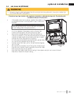 Предварительный просмотр 25 страницы Timberwolf Economizer 2100 Installation And Operation Manual