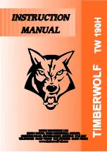 Timberwolf Entec TW 190H Instruction Manual preview