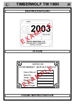 Preview for 22 page of Timberwolf Entec TW 190H Instruction Manual