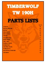 Preview for 26 page of Timberwolf Entec TW 190H Instruction Manual