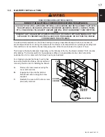 Preview for 17 page of Timberwolf EPI22 Installation And Operating Istructions