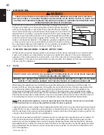 Preview for 20 page of Timberwolf EPI22 Installation And Operating Istructions