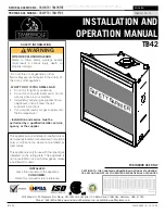 Timberwolf TB42 Installation And Operation Manual предпросмотр