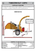 Предварительный просмотр 3 страницы Timberwolf TW 125PH Manual