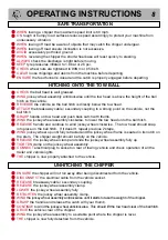 Preview for 9 page of Timberwolf TW 18/100G Operating Instructions Manual