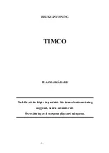 Предварительный просмотр 10 страницы Timco Tools NL30CUT Operation Manual