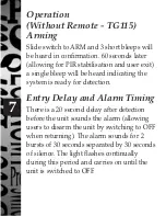 Preview for 8 page of Time Gaurd TG115 Installation And Operating Instructions Manual