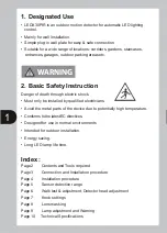 Preview for 2 page of Time Guard LEDX30PIRB Installation & Operating Instructions Manual