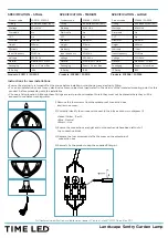 Preview for 2 page of TIME LED 303272 Installation And Operating Instructions