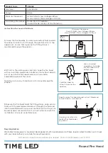 Preview for 2 page of TIME LED 780862 Installation And Operating Instructions