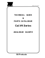 Time Module Cal.VK Series Technical Manual preview