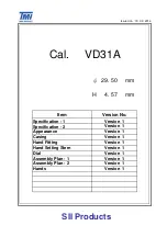 Preview for 1 page of Time Module VD31A Manual