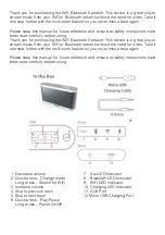 Предварительный просмотр 2 страницы Time2 WiFi Multiroom Speaker User Manual