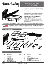 Time4Sleep ANCONA OTTOMAN Manual preview