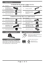 Preview for 2 page of Time4Sleep HAMILTON OTTOMAN STORAGE BED Assembly Instructions Manual