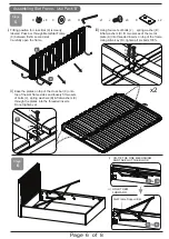 Preview for 6 page of Time4Sleep HAMILTON OTTOMAN STORAGE BED Assembly Instructions Manual