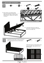 Preview for 7 page of Time4Sleep HAMILTON OTTOMAN STORAGE BED Assembly Instructions Manual