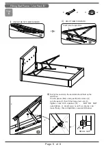 Предварительный просмотр 6 страницы Time4Sleep RHAPSODY OTTOMAN LIFT UP BED Assembly Instructions Manual