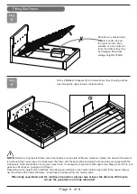 Предварительный просмотр 8 страницы Time4Sleep RHAPSODY OTTOMAN LIFT UP BED Assembly Instructions Manual