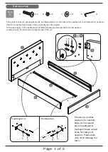 Preview for 3 page of Time4Sleep SANTORINI BEDSTEAD Assembly Manual